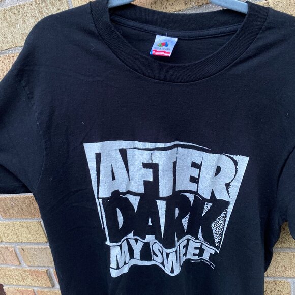 Vintage 1990 After Dark My Sweet Movie Promo T Shirt Large Black Avenue Pictures - Picture 2 of 7